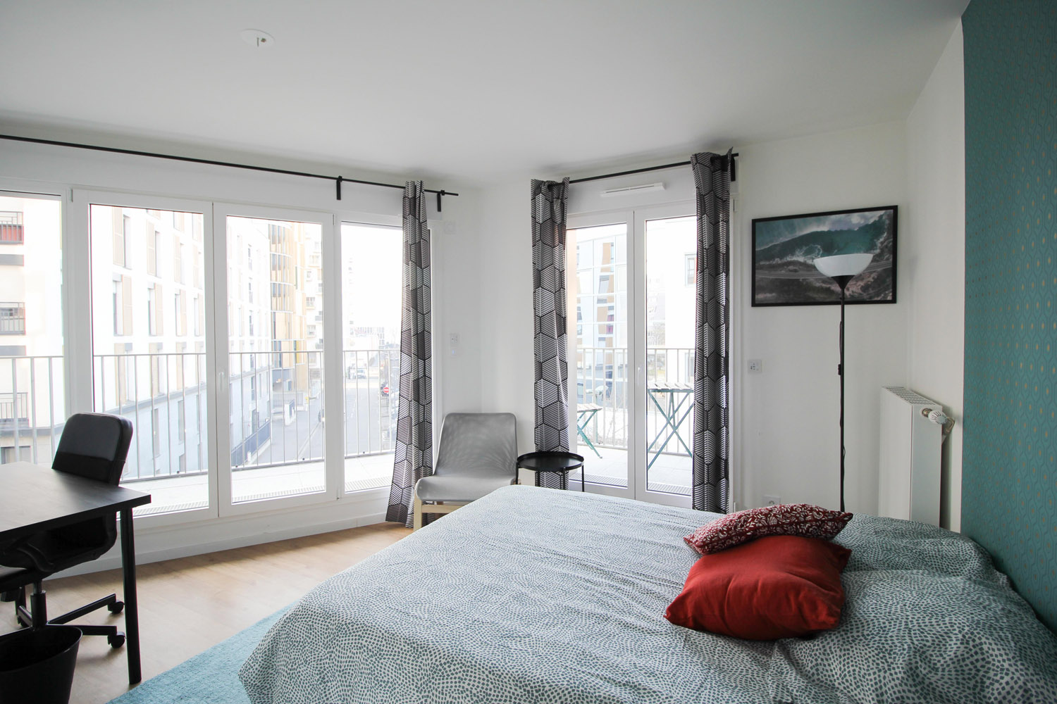 Chambre lumineuse et calme – 13m² - CL9