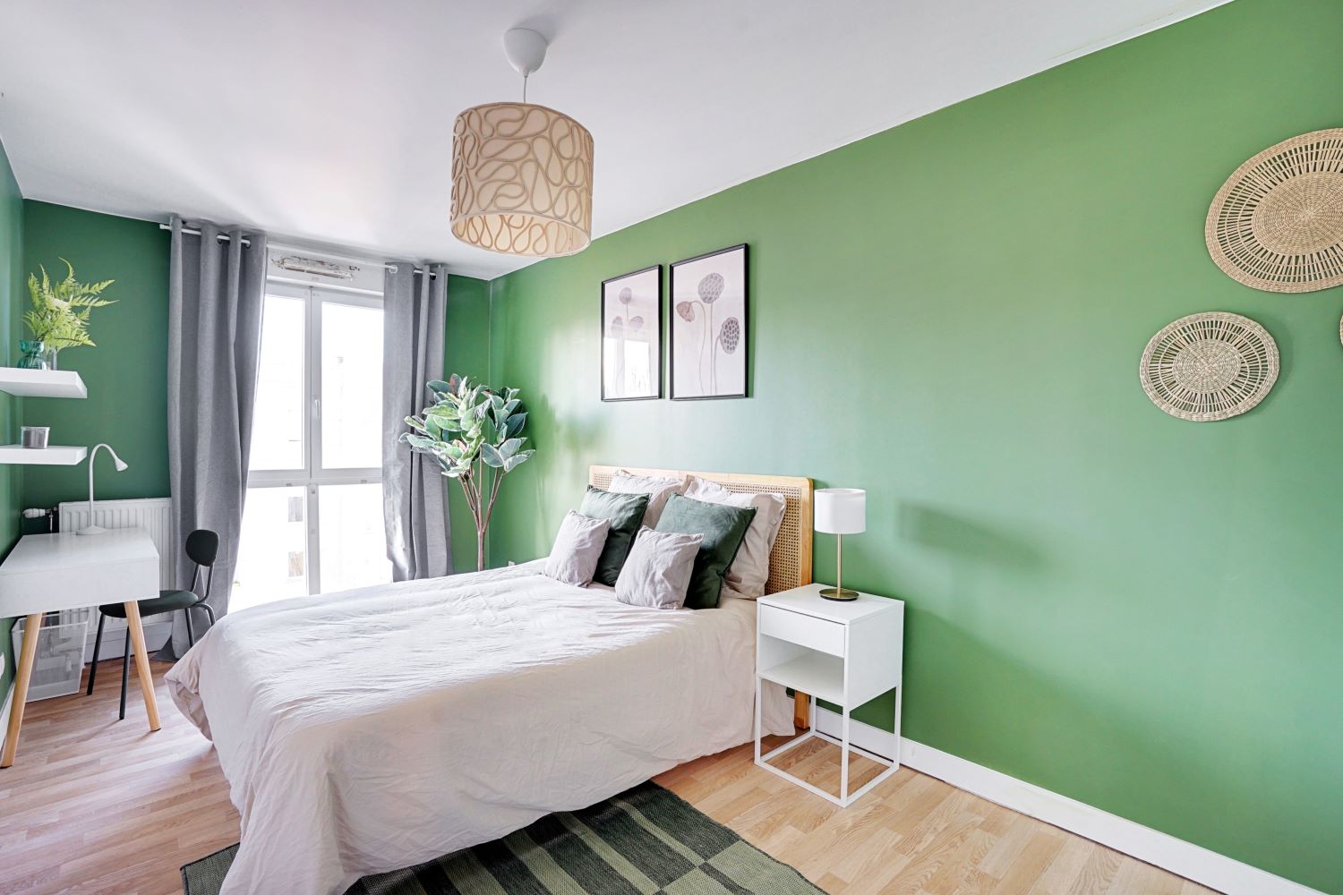 Emménage dans cette chambre contemporaine de 14 m² en co-living aux portes de Paris - KRB3