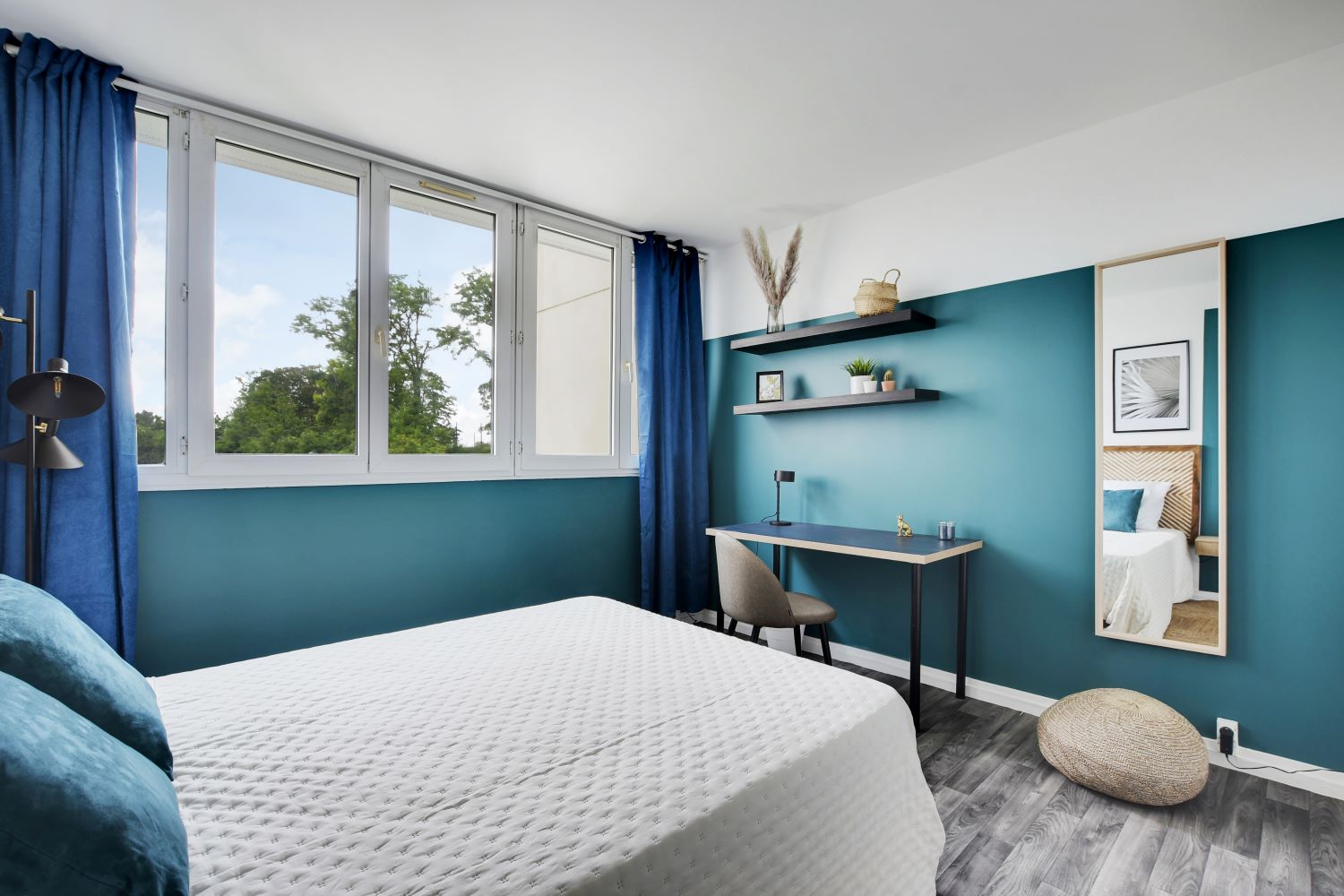 Chambre épurée de 10 m² à Paris - KRB19