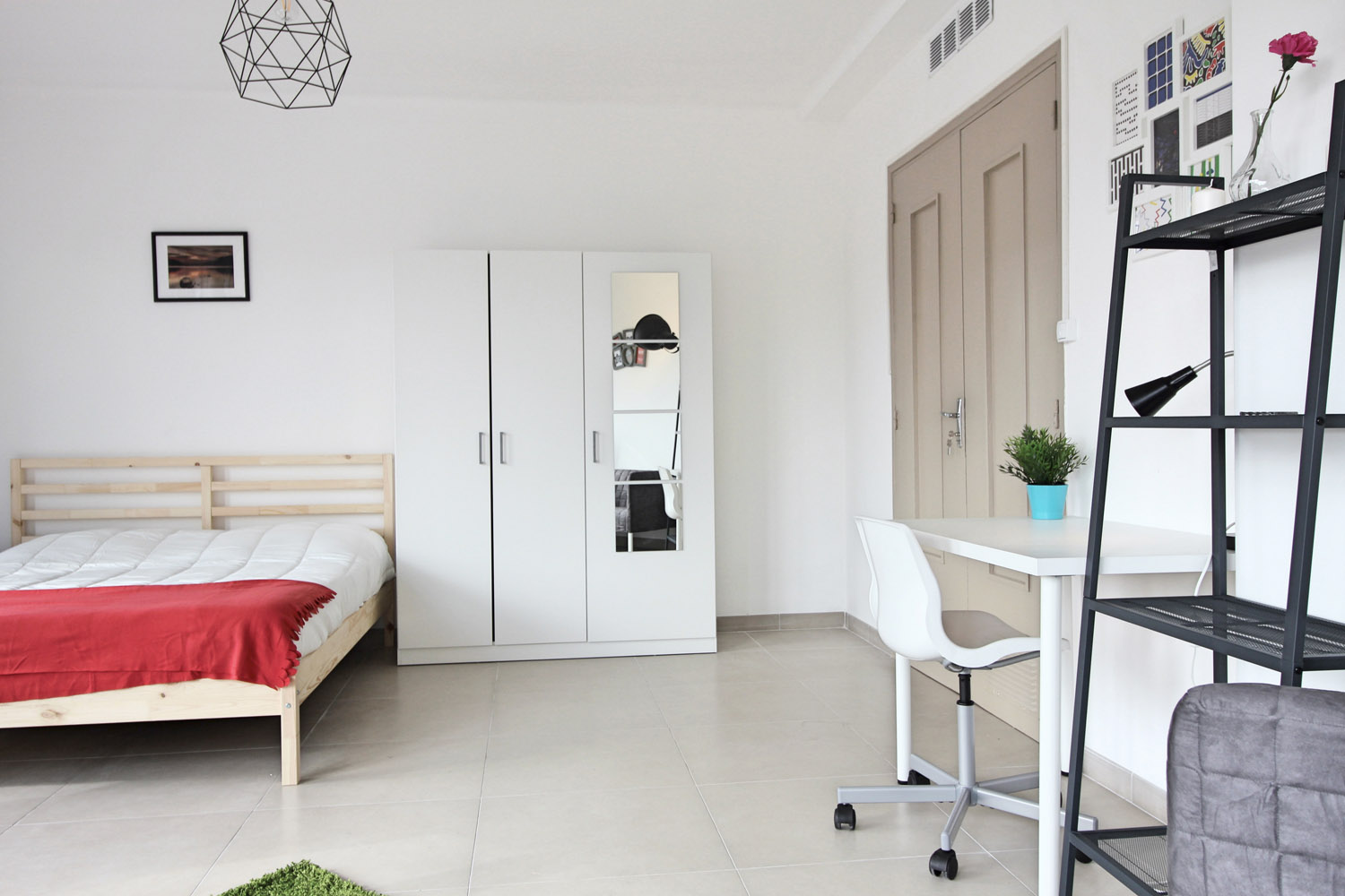 Chambre spacieuse et chaleureuse – 25m² - MA2