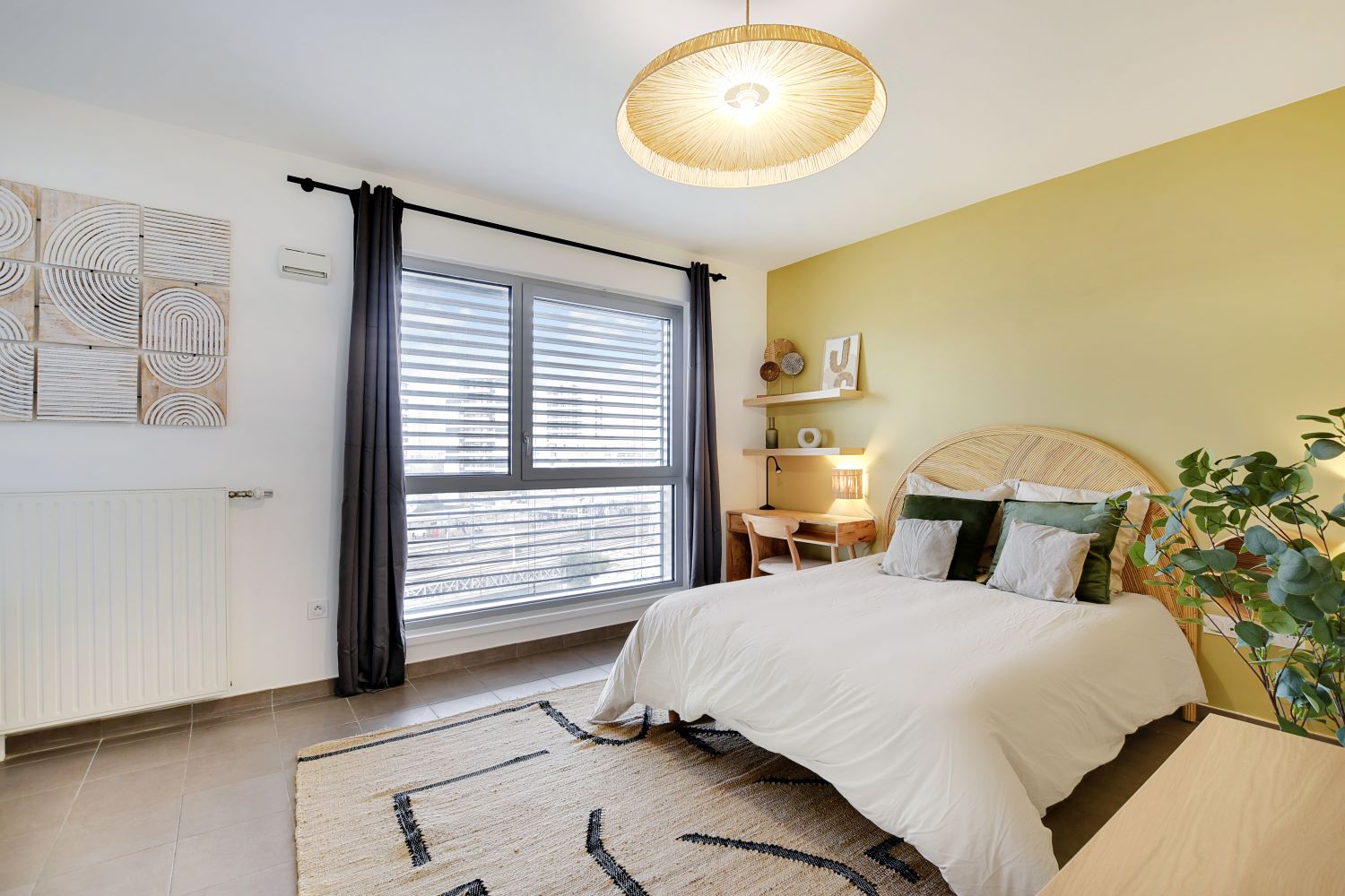 Chambre apaisante de 11 m² en coliving à Paris - PA97