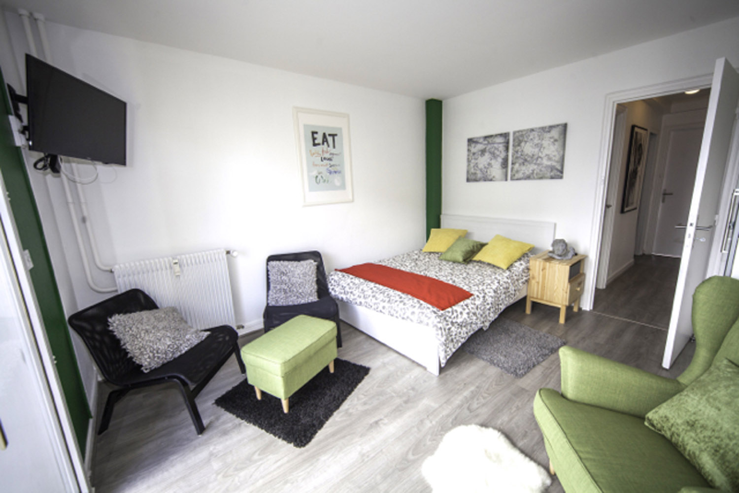 Chambre spacieuse et chaleureuse – 13m² - ST3