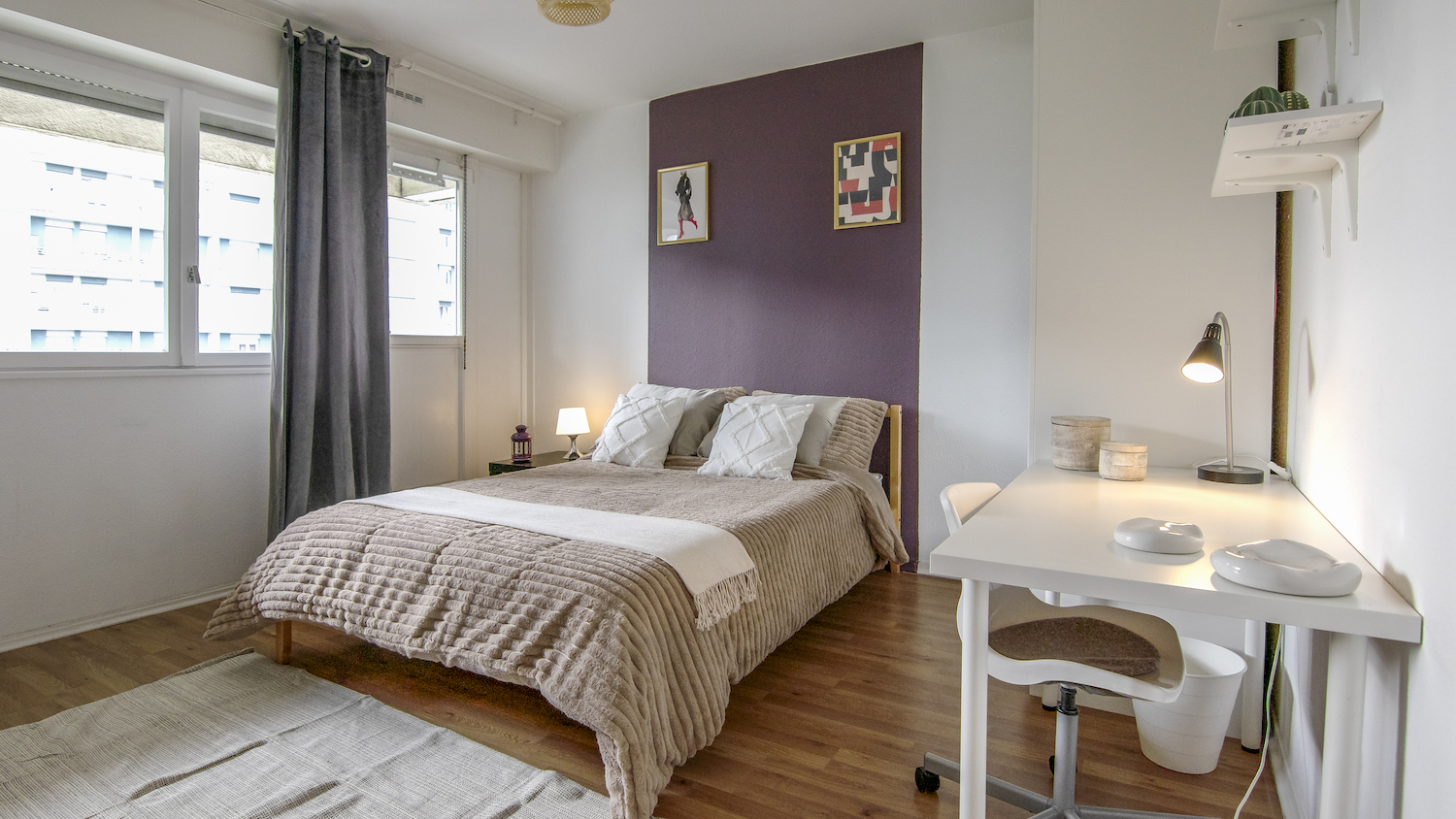 Chambre spacieuse et lumineuse – 15m² - ST14