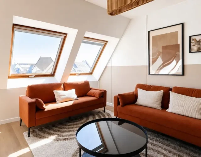 Visuel du salon en coliving à Strasbourg